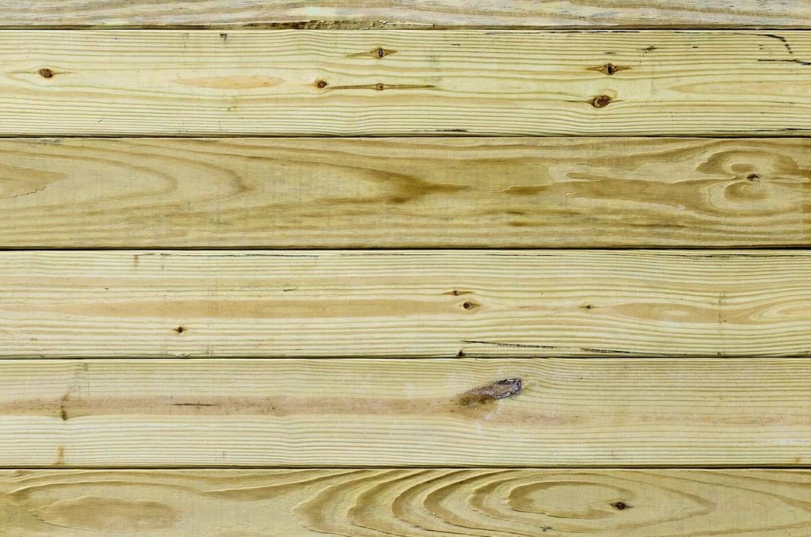 Natural wood deck installation service